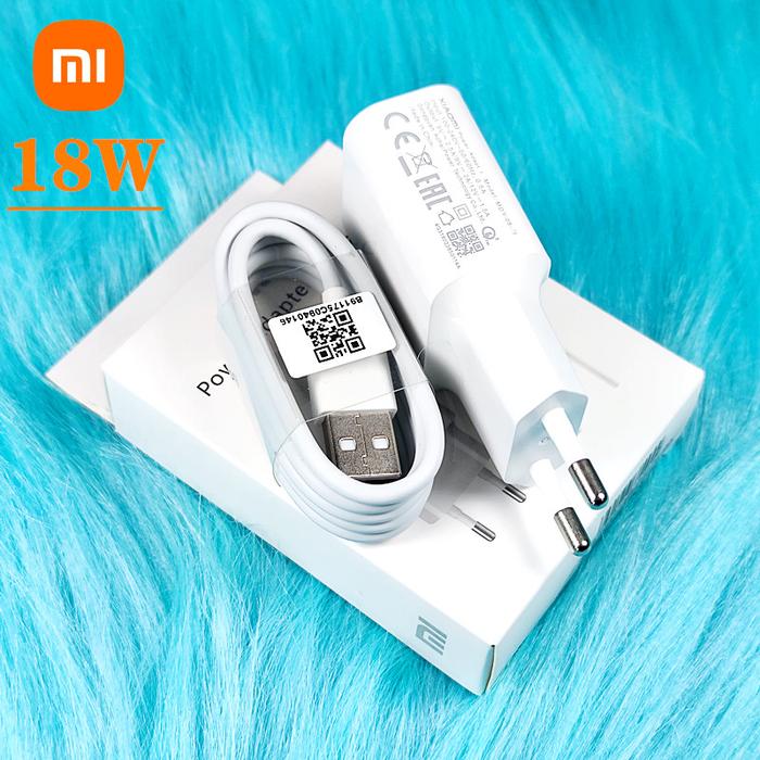 Jual Xiaomi fast charger 18W Power Adapter USB Type C cable