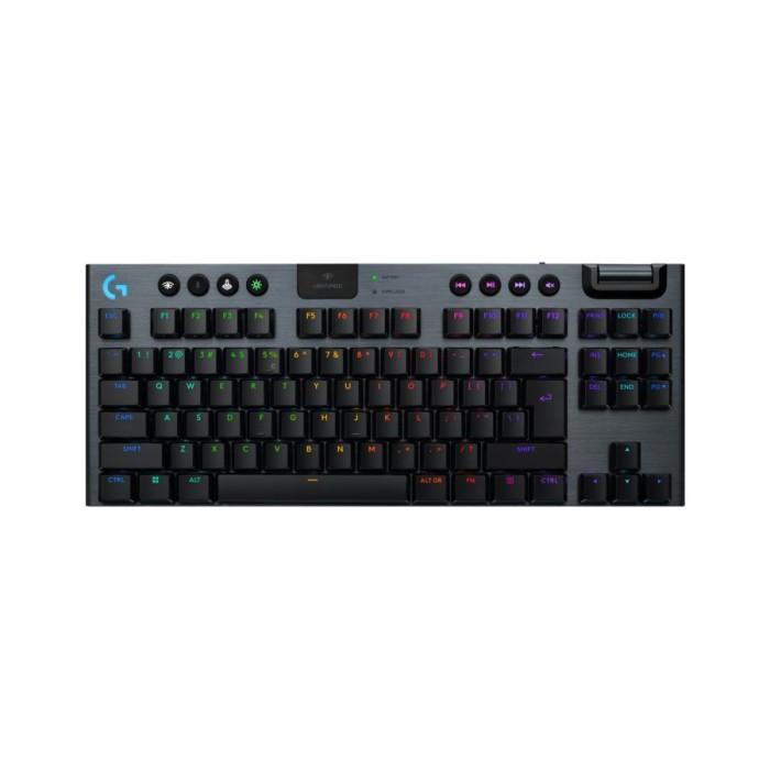 Gambar LOGITECH G915 X LIGHTSPEED TKL GAMING KEYBOARD WIRELESS KEYCAPS PBT - Black dari Level99Store undefined Tokopedia
