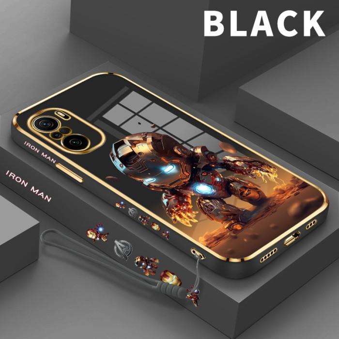 Gambar Glossy Softcase Xiaomi Poco F3 F4 Poco F4 Gt F4Gt Xiami Pocof3 Pocof4 Xiomi Pocof4Gt Case Casing Hp Lucu Phone Soft Kartun Hipster Iron Man Untuk Aesthetic Silikon Glass Kaca Termurah 100 % Original - Hitam, Poco F4 dari lemari baju hsjs undefined Tokopedia