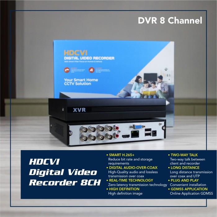 Gambar HDCVI Digital Video Recorder 4CH dan 8CH (garansi 1 Tahun) - 8CH  dari TECHMA STORE undefined Tokopedia