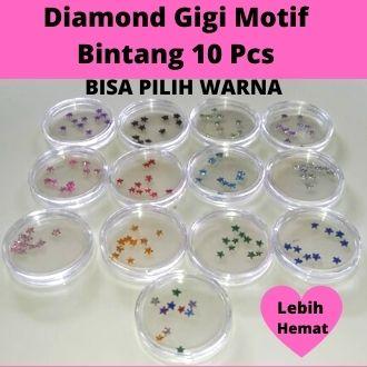 Gambar Diamond Gigi Motif Bintang 10 Pcs/Permata Gigi Motif Bintang 10 Pcs dari switer123 undefined Tokopedia