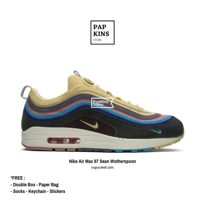 Gambar New !! sepatu nike - air max 1/97 Sean Wotherspoon 100% Original, sneakers Ready Kak - 37 dari OKTOBER ID undefined Tokopedia