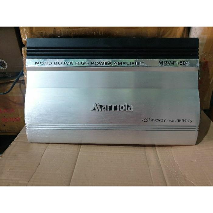 Gambar power amplifier mobil monoblock marriola MRV-f1500 second bekas dari zoyazetana shop undefined Tokopedia