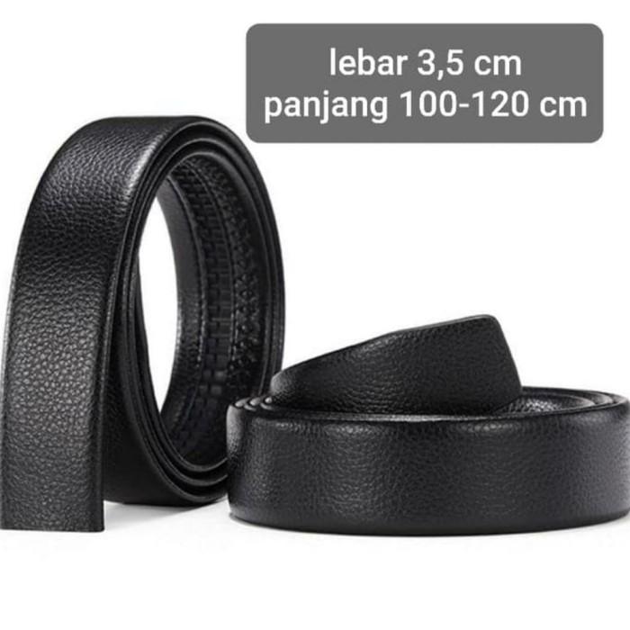 Gambar Sabuk Tali rel tanpa kepala kulit 3,5cm - 150cm dari SayinahStire undefined Tokopedia