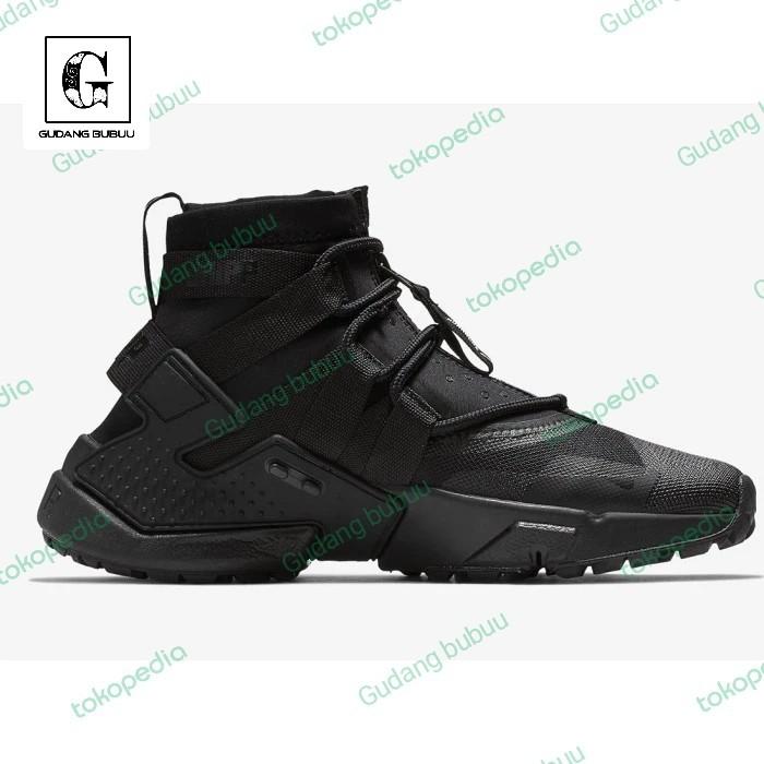 Gambar New !! Nike Air Huarache Gripp triple black original BNIB /sneakers pria Ready Kak - 41 dari OKTOBER ID undefined Tokopedia
