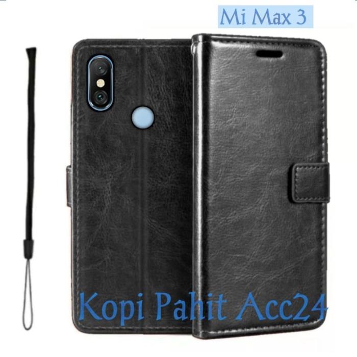Gambar Case Untuk Xiaomi Mi Max 3 Flip Cover Wallet Sarung Hp Casing Dompet Flip Magnet - Hitam, Mi Max 3 dari Defail acc undefined Tokopedia