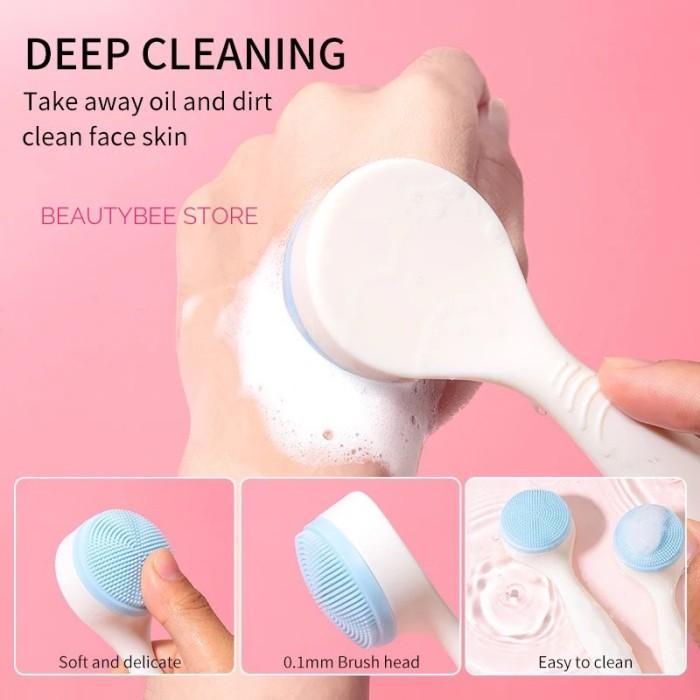 Gambar G0pr. ALAT PEMBERSIH WAJAH SILICONE PREMIUM / FACIAL CLEANSING PAD C0362 - Tosca dari kasminemkain undefined Tokopedia