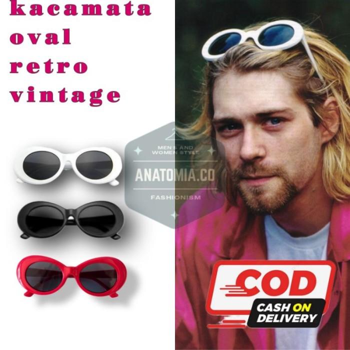 Gambar FASH1! kacamata oval kurt cobain Nirvana retro vintage pria wanita dari yunk Geryadivax undefined Tokopedia