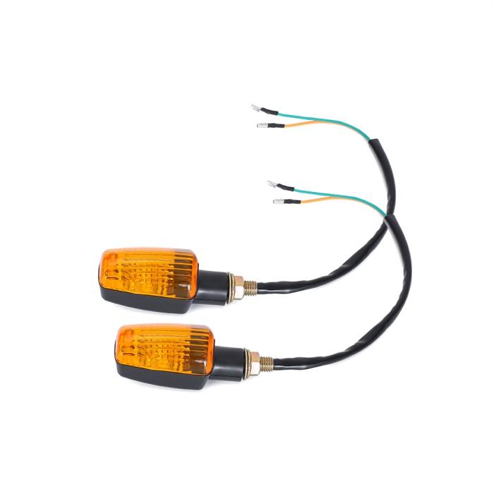 Gambar 6V Motorcycle LED Turn Signal Lights Motorbike Indicator Universal Lamp Beads Indicator Amber Lens For Scooter Moped Bike dari Utami store 2 undefined Tokopedia