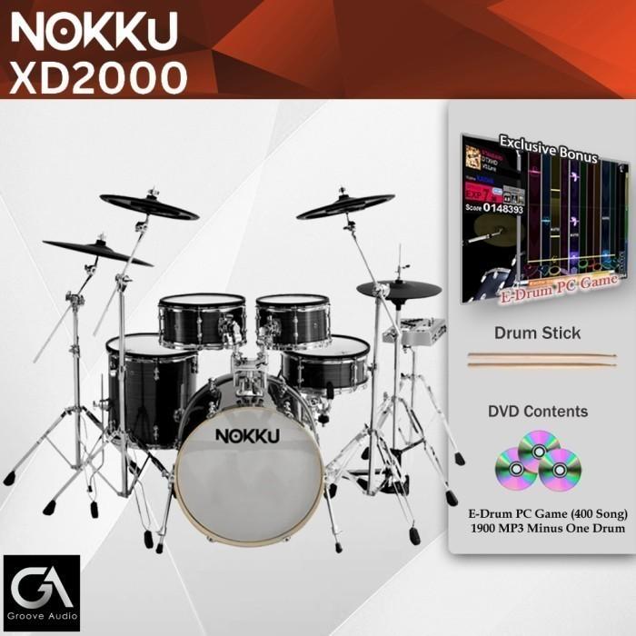 Gambar Drum Elektrik NOKKU XD2000 / XD-2000 / XD 2000/ X D2000 Electric Drum - Black dari Groove Audio undefined Tokopedia