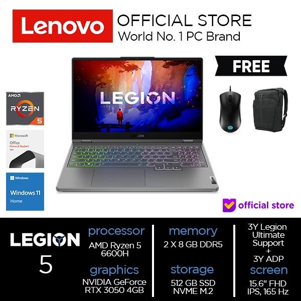 Lenovo Legion 15arh7 Ryzen 6600h 16gb 512gb Rtx 3050 W11 Ohs
