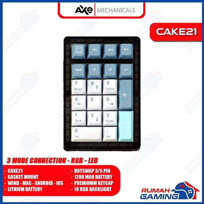 Gambar MECHANICAL KEYBOARD - TEAMWOLF - CAKE21 - 3 MODE - 21 KEYS - RGB - NUMPAD - SHOKO dari Rumah-Gamings undefined Tokopedia