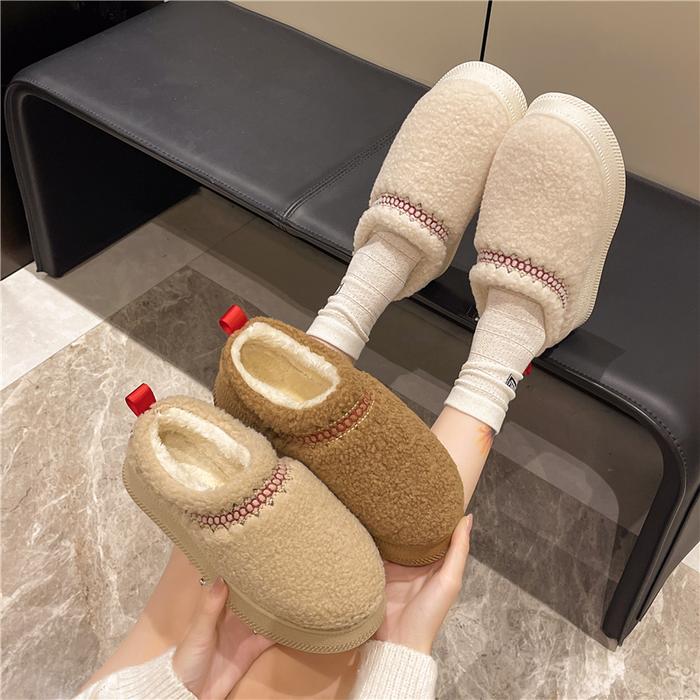 Jual Cover Toe Shoes Ladies Slippers Fur Flip Flops Slipers Women
