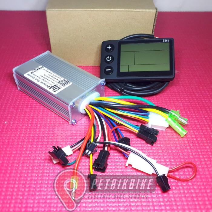 Gambar kontroler sepeda listrik modif dengan display II PetrikBike Best dari H-DE ELEKTRONIK undefined Tokopedia