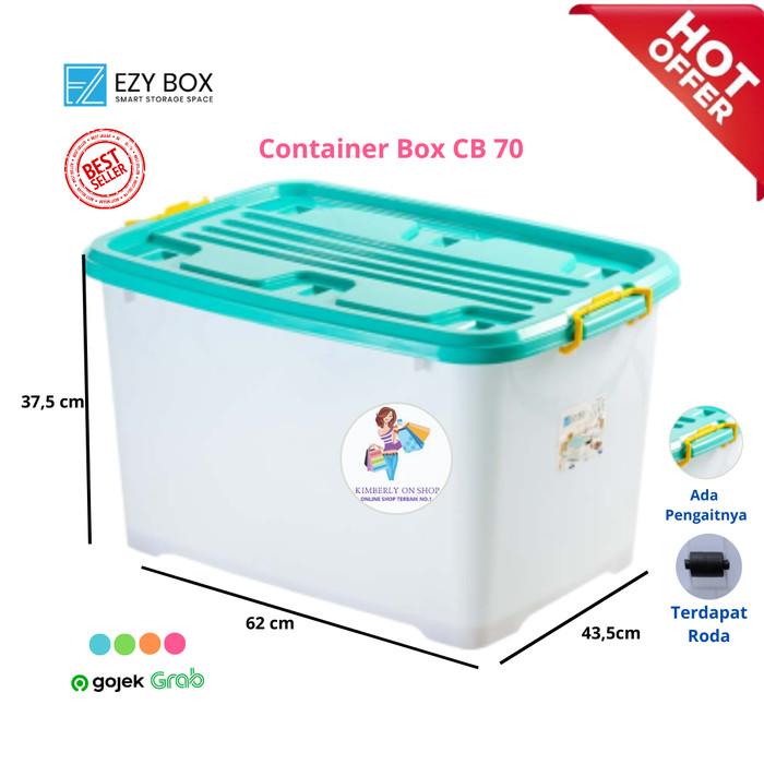 Gambar EZY Container Box 70 Liter - Biru Muda dari KimberlyOnShop undefined Tokopedia