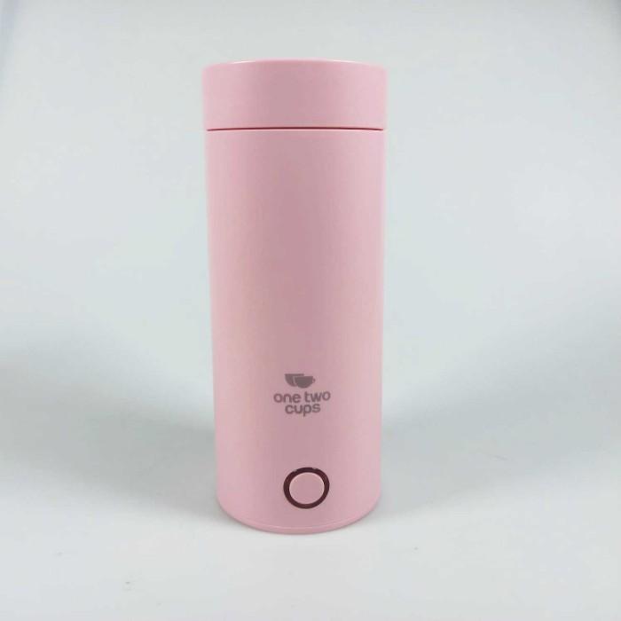 Gambar PTR Teko Listrik Pemanas Air Botol Thermos Portable Electric Tumbler - Pink dari toko Khour undefined Tokopedia