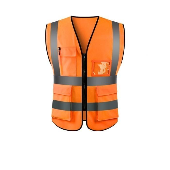 Gambar Polyster Safety Vest Rompi Safety Proyek Rompi Reflektif - Oranye merah dari YTAY.Sarindo undefined Tokopedia