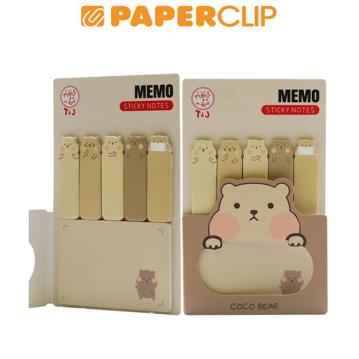 Gambar STICK NOTE / MEMO STICK T&J - TJ-601 COCO BEAR dari Paperclip Indonesia undefined Tokopedia
