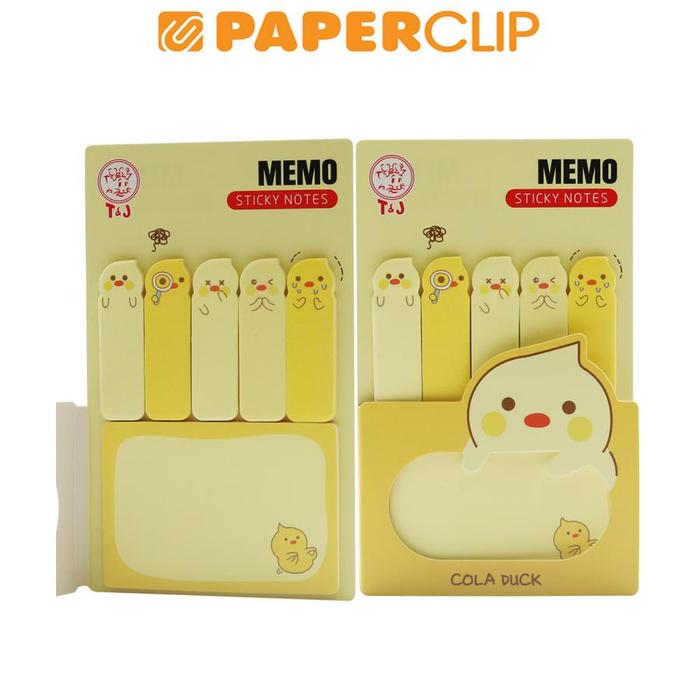 Gambar STICK NOTE / MEMO STICK T&J - TJ-603 COLA DUCK dari Paperclip Indonesia undefined Tokopedia