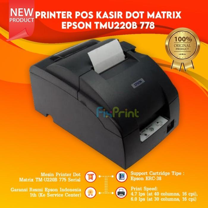 Gambar PRINTER KASIR EPSON TM-U220B / TMU220B AUTO CUTTER USB - B-AUTO CUTTER, 775 SERIAL dari FixPrint Jakarta undefined Tokopedia