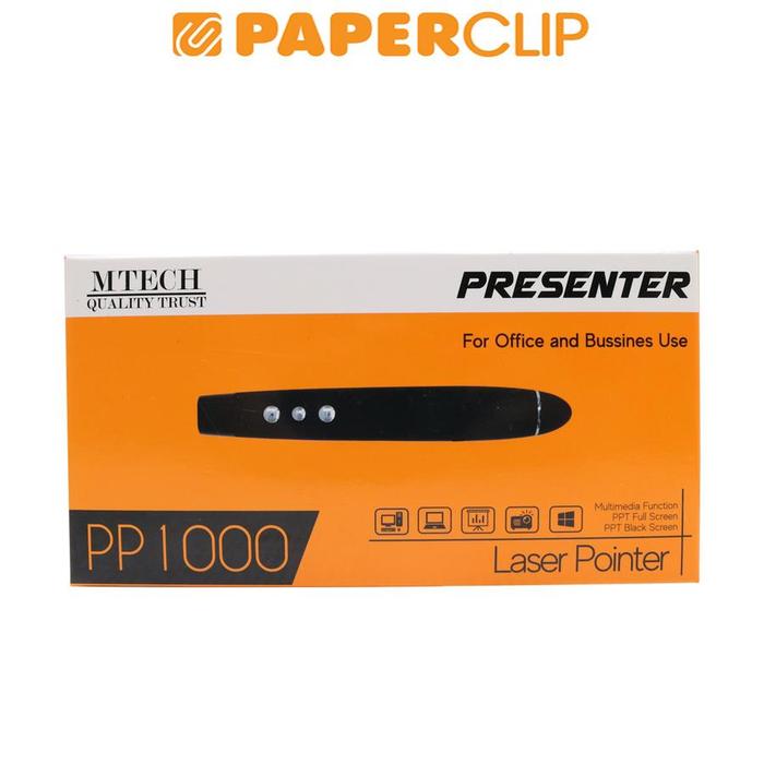Gambar LASER POINTER WIRELESS M-TECH PRESENTER P-1000 dari Paperclip Indonesia undefined Tokopedia