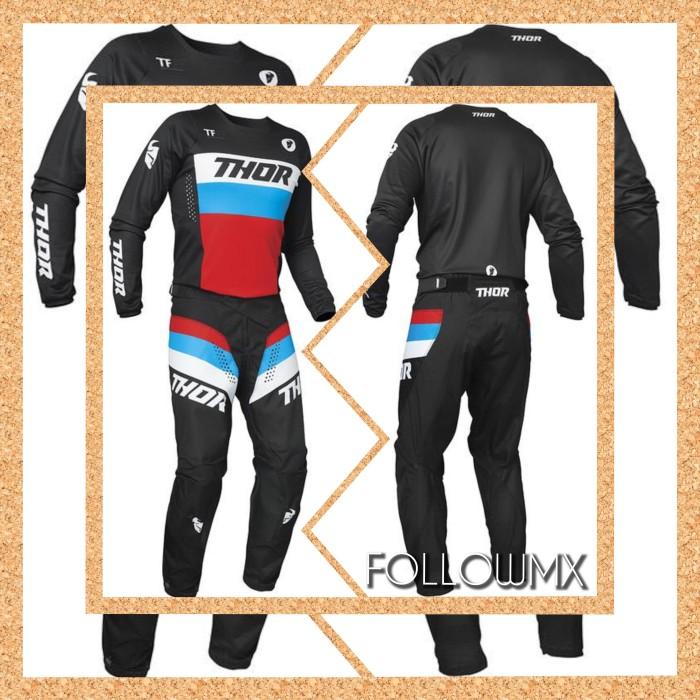 Gambar Jersey pants Thor motocross Jersey set Thor cross adventure not shift tld seven - BLACK, 38 XXL dari dansrr undefined Tokopedia