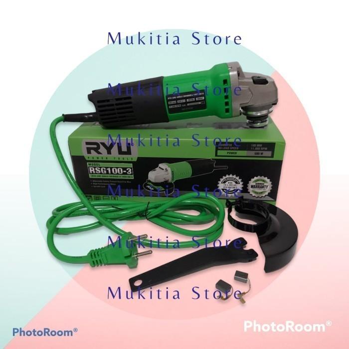 Gambar Mesin Gerinda Tangan Tekiro Ryu 4" Disc Angle Grinder RSG 100-3 RSG100 - Gerinda Saja dari Mukitia Store undefined Tokopedia