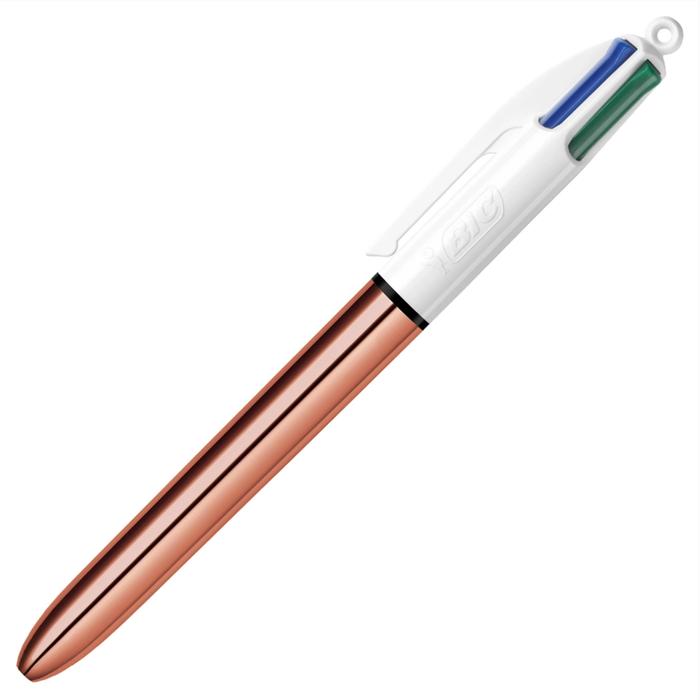 Gambar Bic Shine 1.0 mm 4 Color Ballpoint Pen - Rose Gold dari khovien undefined Tokopedia