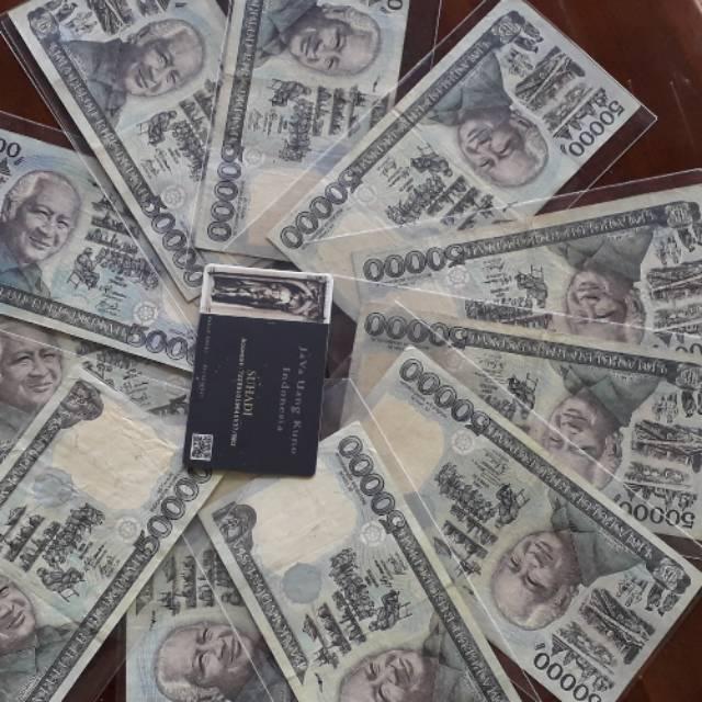 Gambar Uang kuno 50 ribu soeharto mesem dari tegar Muh toserba undefined Tokopedia