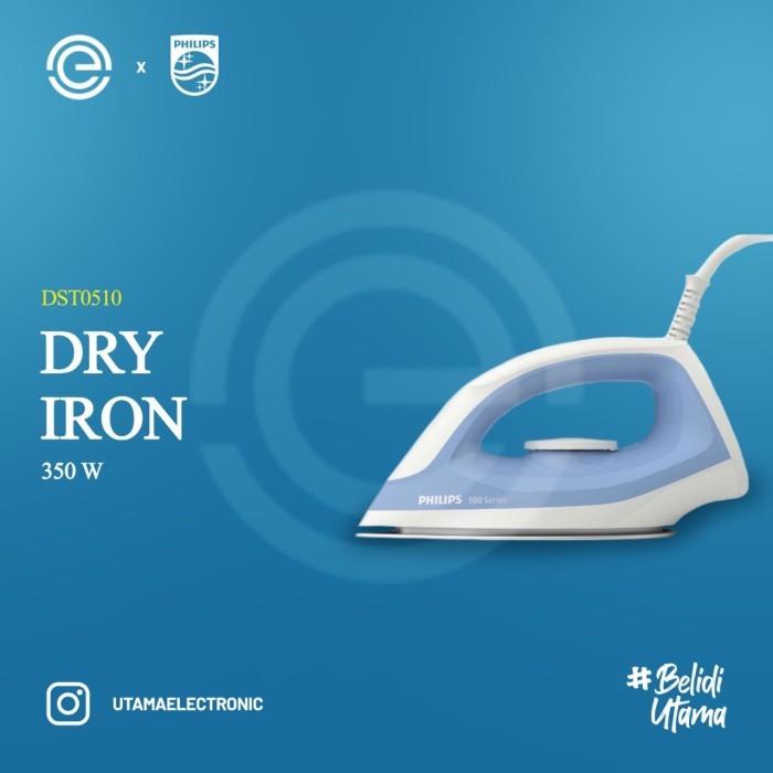 Gambar PHILIPS Setrika Listrik - DST0510 - Biru dari VALDO JAYA ELEKTRONIK undefined Tokopedia