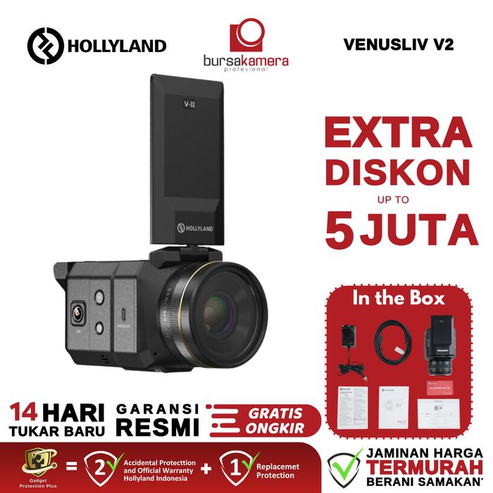 Gambar Hollyland Venusliv V2 4K Live Streaming Camera Venusliv V 2 Stream Cam Holly Land Venus Liv V2 GARANSI RESMI - StandardPack dari Bursa Kamera Profesional undefined Tokopedia
