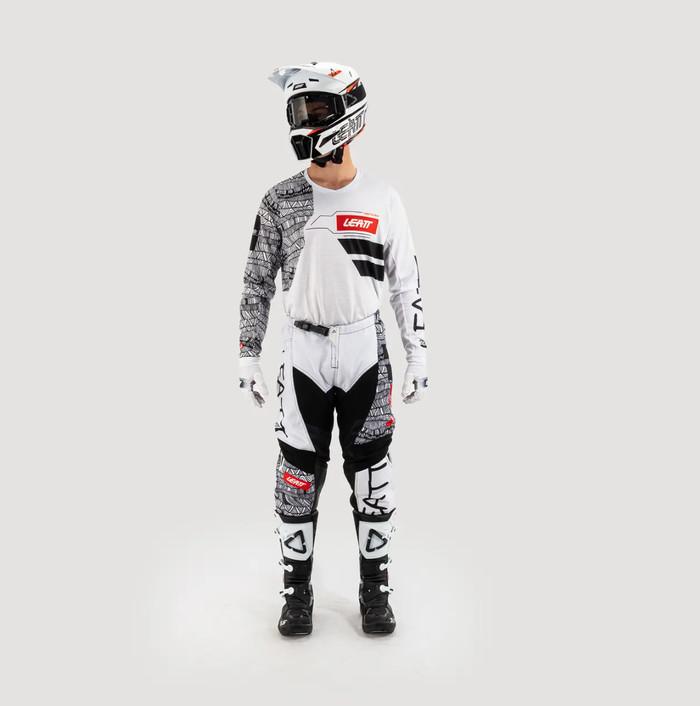Gambar NANCY RIDE KIT JERSEY SET LEATT 3.5 WHITE25 / JERSEY SET TRABAS GTX MOTOCROSS SUPERMOTO dari NANCY 02 undefined Tokopedia