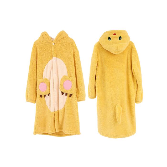 Gambar Baju Tidur Piyama Musim Dingin Winter Motif Nailong Kuning Baju Kostum Nailong Pakaian Tidur Wanita - M dari Lucu_Indonesia undefined Tokopedia