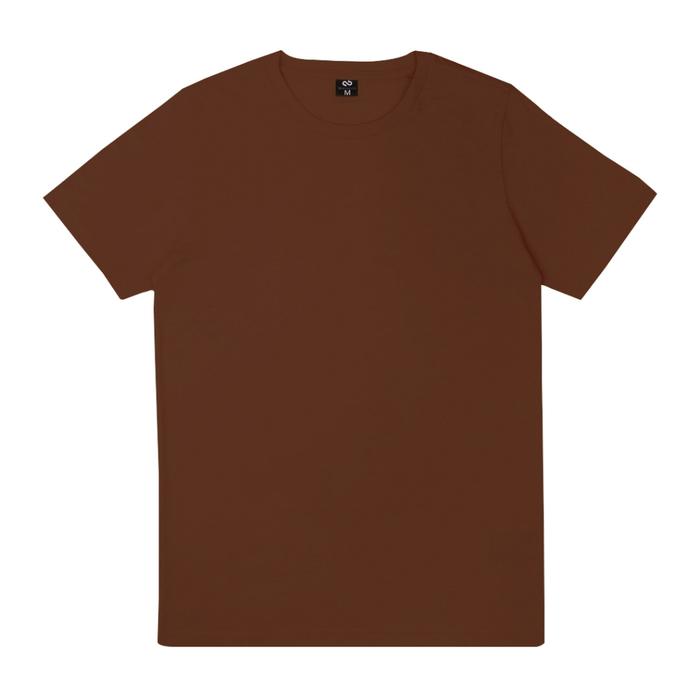 Gambar Buffback Basic Kaos Polos Warna Coklat - Coklat, S dari Cavbec undefined Tokopedia