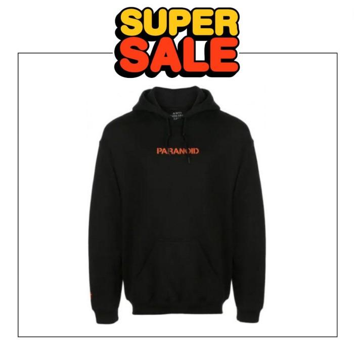 Hooded Sweatshirt Paranoid Hoodie Orange Jual ASSC X UNDEFEATED