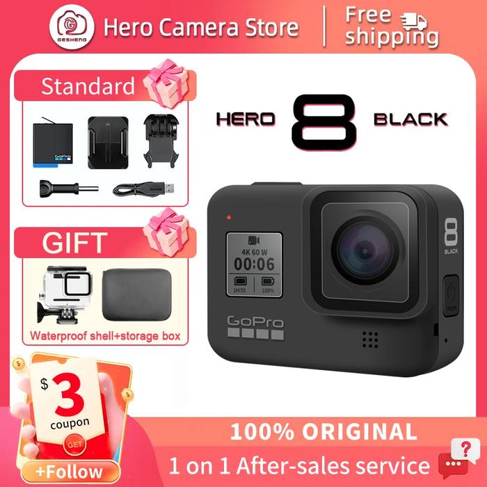 Vs Gopro Yi 4k Hdmi Out Jual GoPro HERO8 Black Action Camera