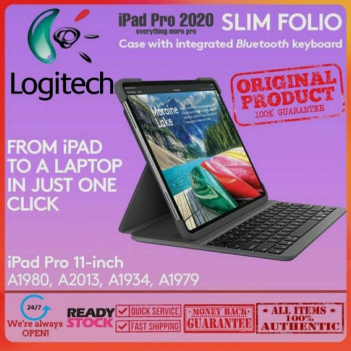 Logitech slim folio smart keyboard case ipad pro 11