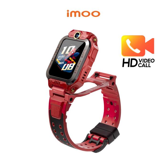 Gambar IMOO Watch Phone Z7 SPIDERMAN EDITION Front & Rear Dual Camera With Flip-Structure Long Standby 7 Day Realtime GPS HD Video Call Waterproof IPX8 Jam Tangan Sim Card 4G Smartwatch GPS Anak dari Seruni Comp Official Store undefined Tokopedia