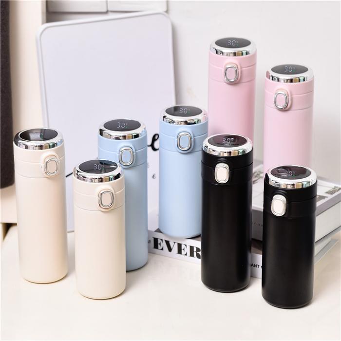 Gambar Sale, Stainless Steel Smart Thermos Bottle LED Temperature Display Thermal Mug Insulated Tumbler 320 dari Bramayudi undefined Tokopedia