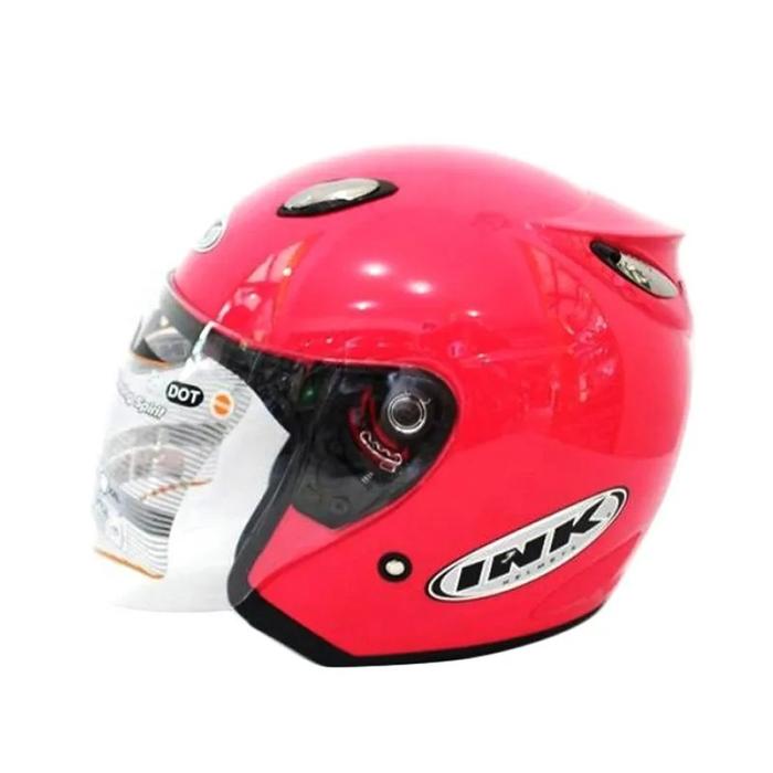 Gambar HELM INK CENTRO SOLID - BRIGHT PINK - L dari INK HELMET undefined Tokopedia