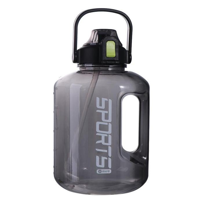 Gambar Sale, Drinking Bottles 1.8L/3L Sports Water Bottle Large Capacity Straw Men Water Kettle Time Scale dari Bramayudi undefined Tokopedia