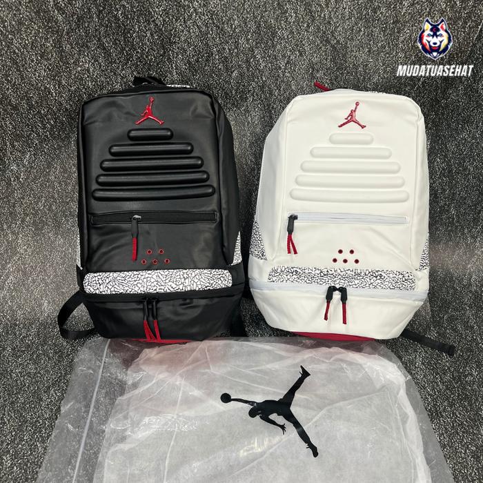 Jual K7 Core- AIR JORDAN RETRO LEATHER BACKPACK TAS RANSEL