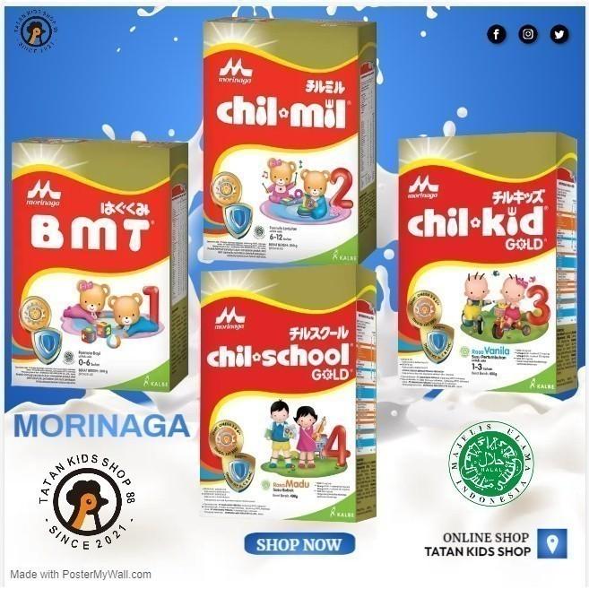 Gambar Morinaga BMT CHIL MIL KID SCHOOL CHILMIL CHILKID CHILSCHOOL Gold 800 g - Chil Mil, DUS 200 dari Edgar kids shop undefined Tokopedia