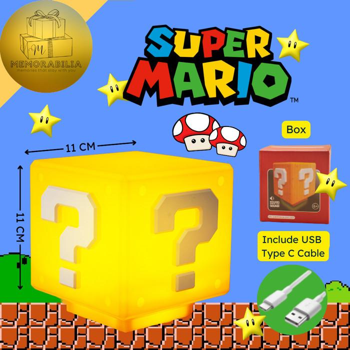 Gambar Mainan Anak Super Mario Lampu Tidur Meja Hadiah Kado Ulang Tahun Night Lamp - SuperMarioLamp dari Then co undefined Tokopedia