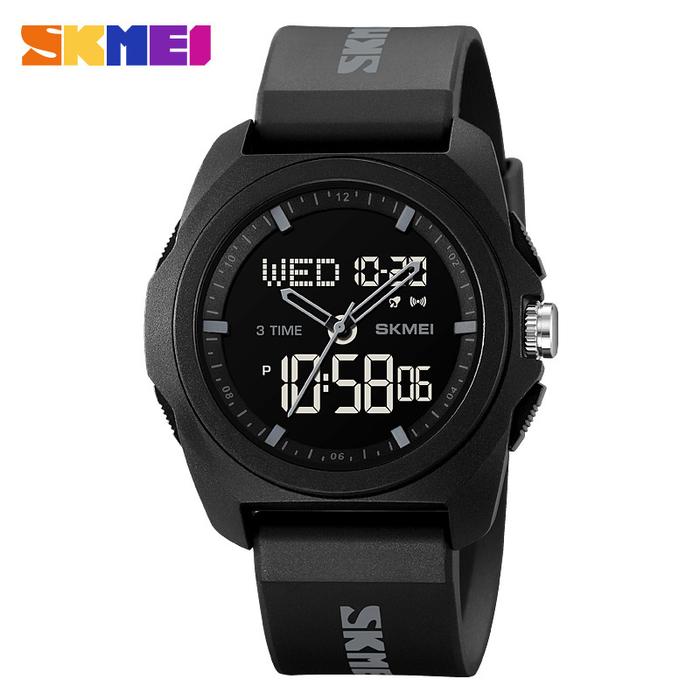 Sale Skmei New Electronic Watch Mens Waterproof Double Display  Multifunctional Student Watch Sport