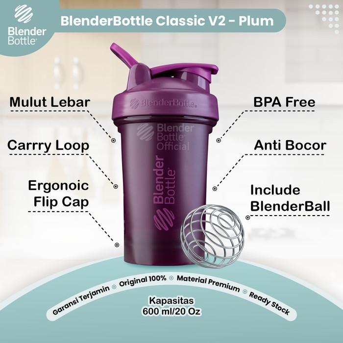 Gambar Botol Minum Blenderbottle Classic V2 20Oz Shaker Bottle Plum Terbaru dari ameliajaya store undefined Tokopedia
