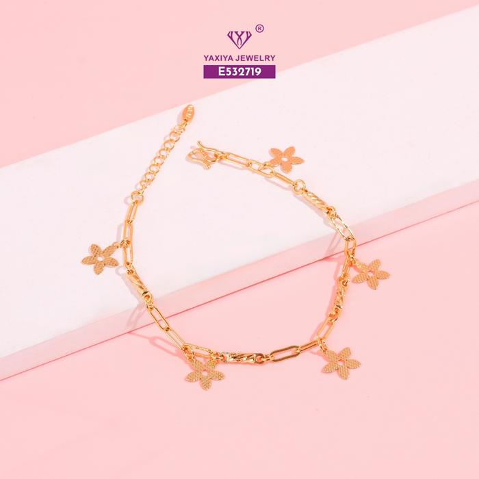 Gambar Gelang Emas Jurai Perhiasan Lapis Emas 18k Yaxiya Jewelry 516619 - E532719 dari YAXIYA JEWELRY undefined Tokopedia