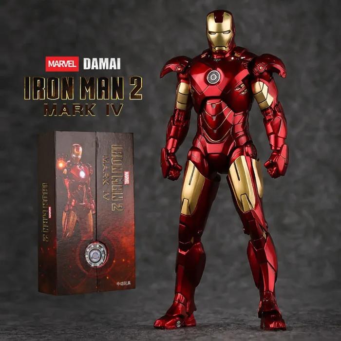 Zd Toys Iron Man Mk4 Model 7inches Action Figures Tony Stark Iron Man 110  Avengers Genuinely Collect Model Ornaments Boy Gifts