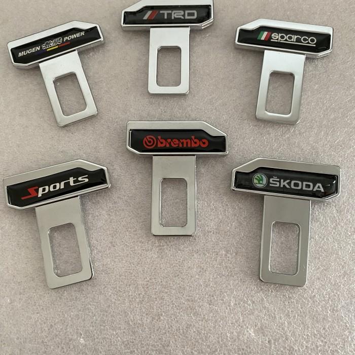 Gambar Colokan Seat Belt Mobil Buckle Alarm Stoper Bahan Besi PREMIUM - TRD dari Starlakuuuu undefined Tokopedia