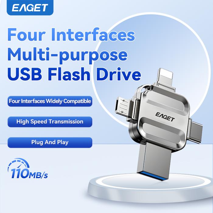 Jual Eaget in USB Flash Drive Type C Lighting Mirco